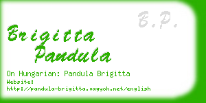brigitta pandula business card